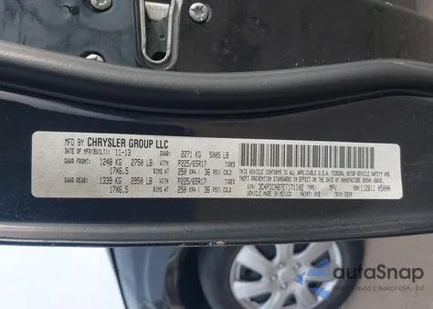 2014 Dodge Journey American Value Pkg из США, поврежденный, VIN 3C4PDCAB7ET171102